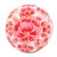 Red Floral Hand Painted Kashmiri Indian Cabinet Knobs